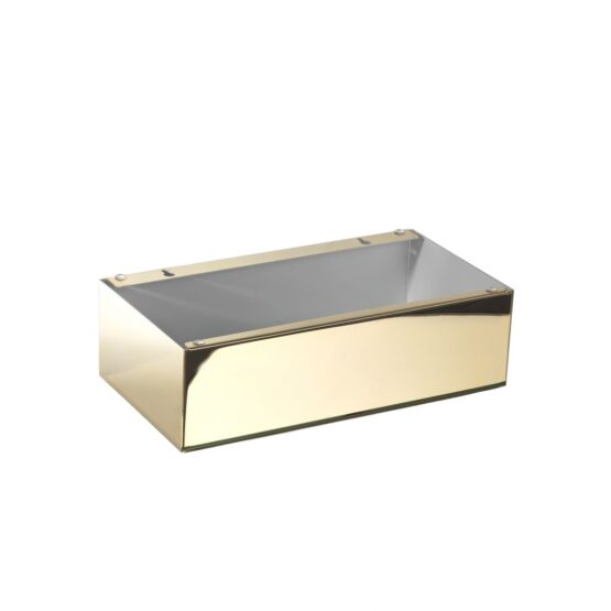 Kleenexbox / Feuchttücherbox K-BOX 24 Karat Gold Unteransicht