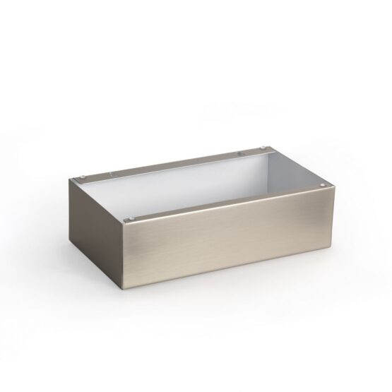Kleenexbox / Feuchttücherbox K-BOX Nickel satiniert Unteransicht