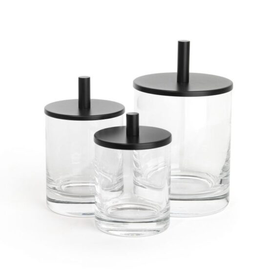 Crystal Glass Container ROUND UP