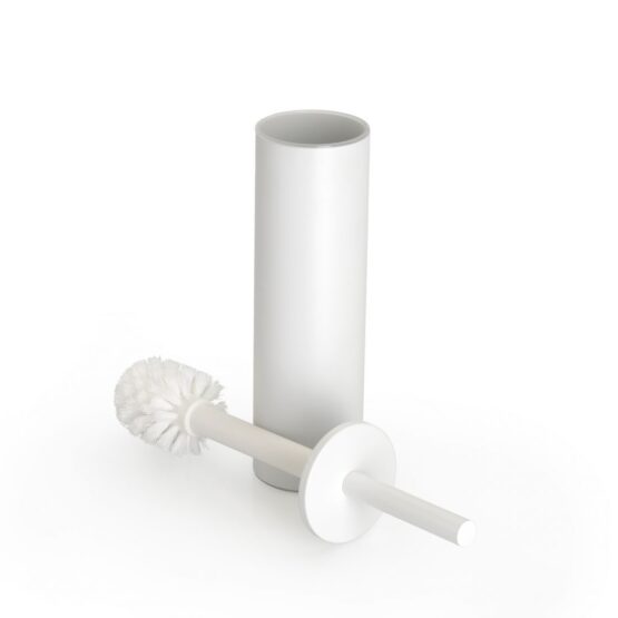 WC-Bürstengarnitur / Toilettenbürste BRUSH UP Weiß Matt Einzelteile