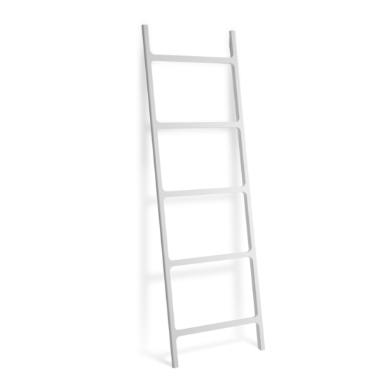 Towel ladder STONE white matt