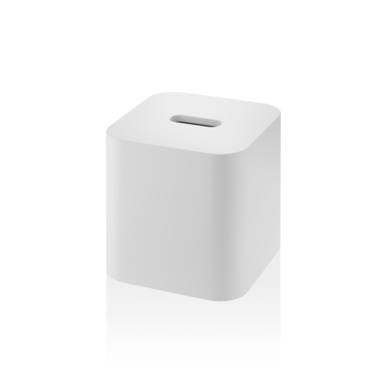 Kleenexbox STONE Standmodell Weiß matt