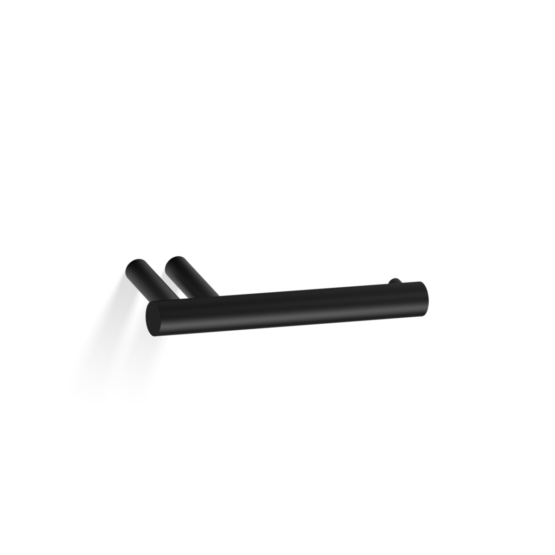 Toilettenpapierhalter aus Messing pulverbeschichtet in Schwarz matt von Decor Walther aus der Serie BAR