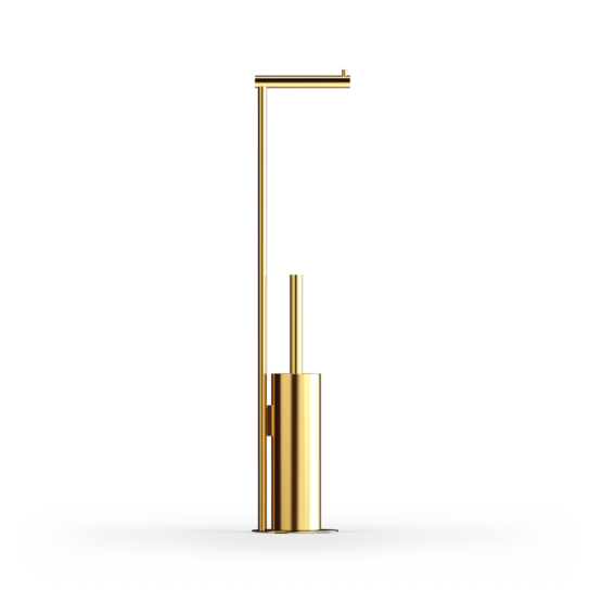 WC-Bürstengarnitur aus Messing vergoldet in Gold von Decor Walther aus der Serie BAR