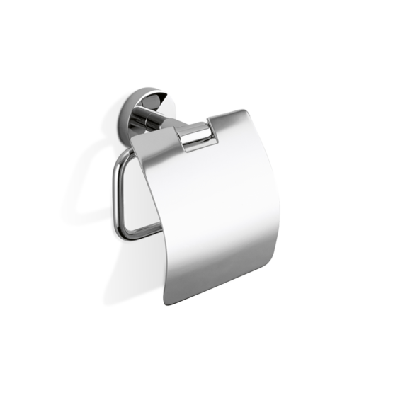 Toilettenpapierhalter aus Messing verchromt in Chrom von Decor Walther aus der Serie BASIC