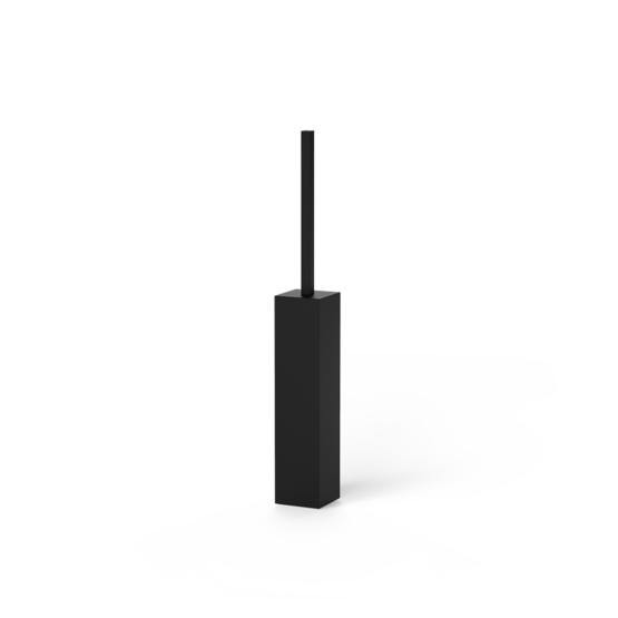 WC Bürstengarnitur SBG aus Messing pulverbeschichtet in Schwarz matt von Decor Walther aus der Serie CORNER
