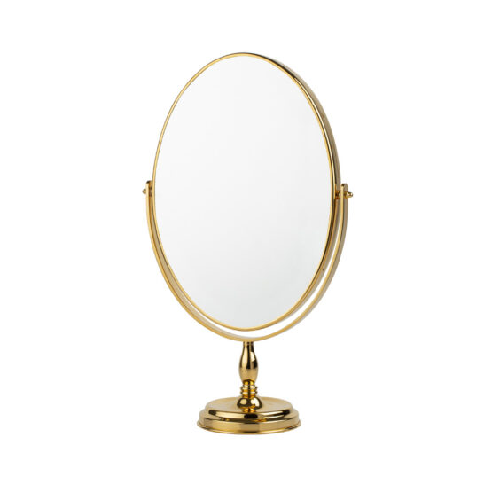 Luxus Standspiegel aus Messing in Gold aus der Serie FS01 von Cristal & Bronze