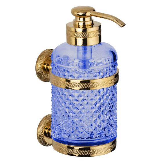 Wall Mounted Soap Dispenser CRISTAL TAILLE DIAMANT CISELE