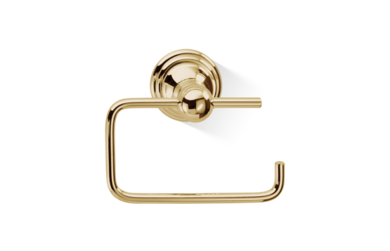 Brass Toilet Roll Holder in Gold by Decor Walther from the Classic series