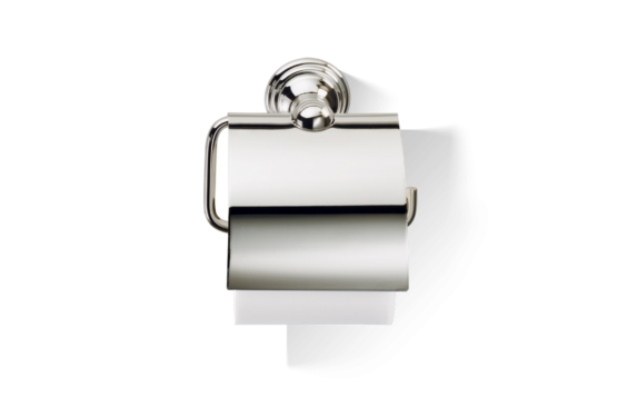 Toilettenpapierhalter aus Messing in Nickel poliert von Decor Walther aus der Serie Classic
