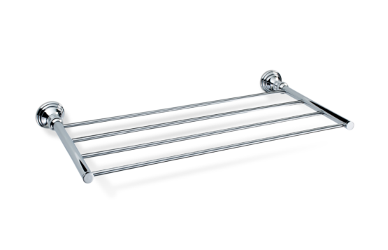 Brass Towel Shelf in Chrome by Decor Walther from the Classic series