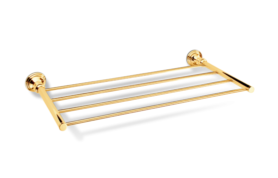 Brass Towel Shelf in Gold by Decor Walther from the Classic series