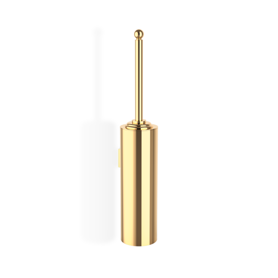 Brass Toilet Brush Holder in Gold by Decor Walther from the Classic series