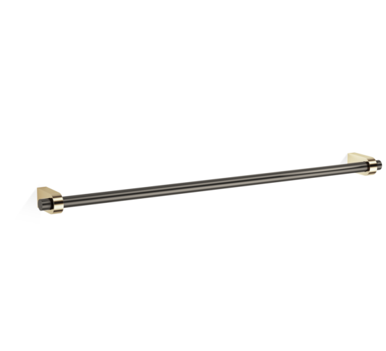 Brass Towel Rail in Dark bronze and Gold matt by Decor Walther from the Century series