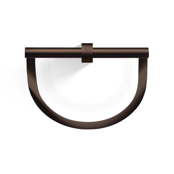 Brass Towel Ring in Dark bronze by Decor Walther from the Century series