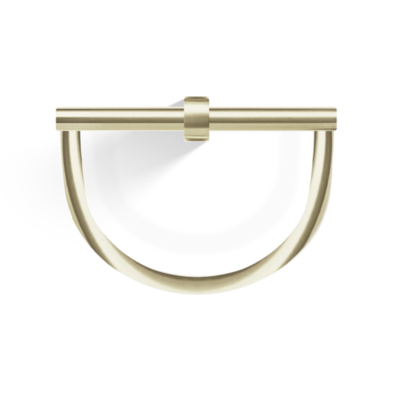 Brass Towel Ring in Gold matt by Decor Walther from the Century series