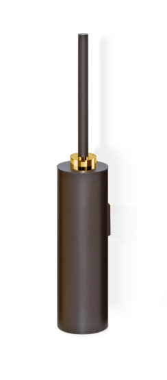 Brass Toilet Brush Holder in Dark bronze and Gold by Decor Walther from the Century series
