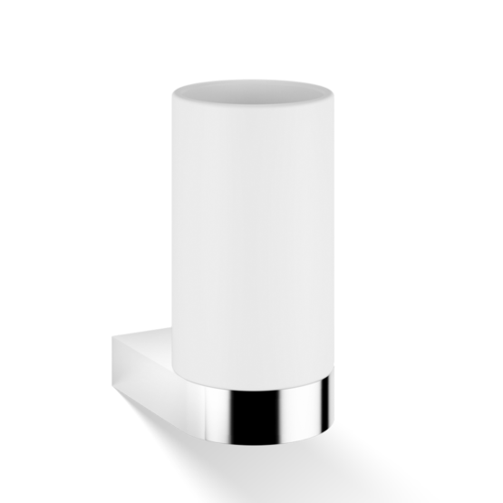 Brass and Solid surface Wall Mounted Tumbler in Chrome by Decor Walther from the Century series