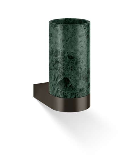 Brass and Marble Wall Mounted Tumbler in Dark bronze by Decor Walther from the Century series