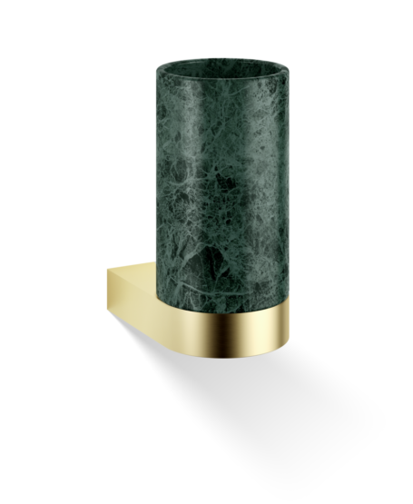 Brass and Marble Wall Mounted Tumbler in Gold matt by Decor Walther from the Century series