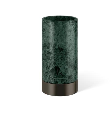Brass and Marble Tumbler in Dark bronze by Decor Walther from the Century series