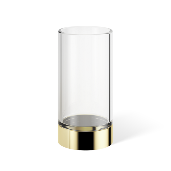 Brass and Crystal glass Tumbler in Gold by Decor Walther from the Century series