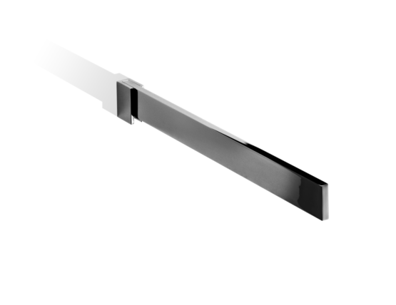 Brass Towel Holder in Chrome by Decor Walther from the Brick series
