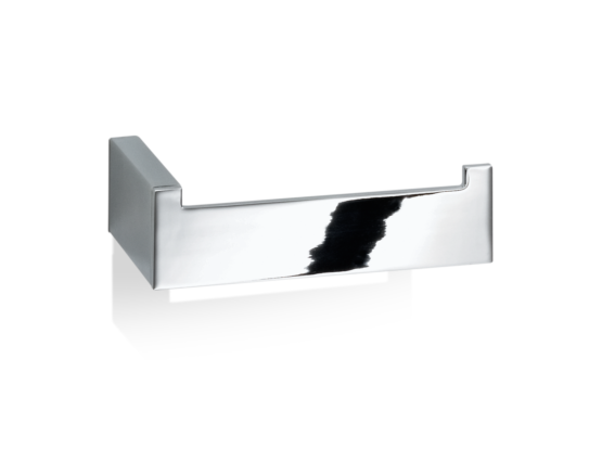 Brass Toilet Roll Holder in Chrome by Decor Walther from the Brick series