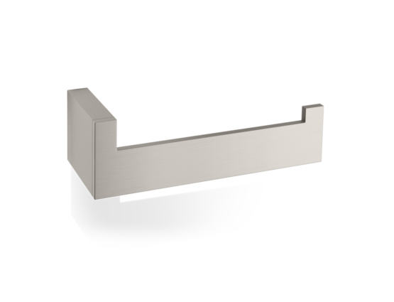 Brass Toilet Roll Holder in Nickel satin by Decor Walther from the Brick series
