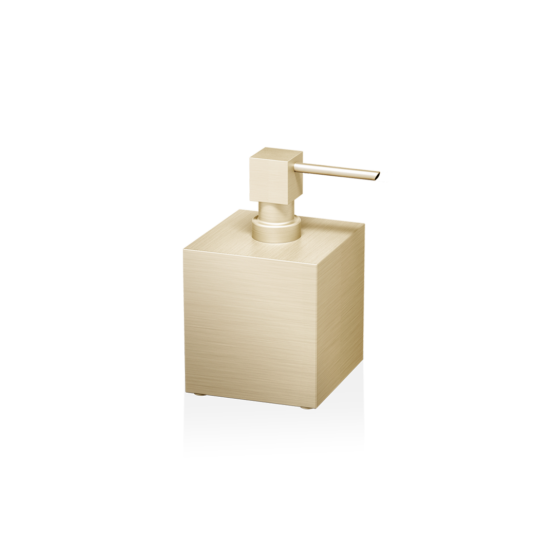 Brass Soap Dispenser in Gold matt by Decor Walther from the Cube series