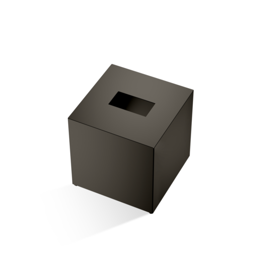 Brass Paper Towel Box in Dark bronze by Decor Walther from the Cube series