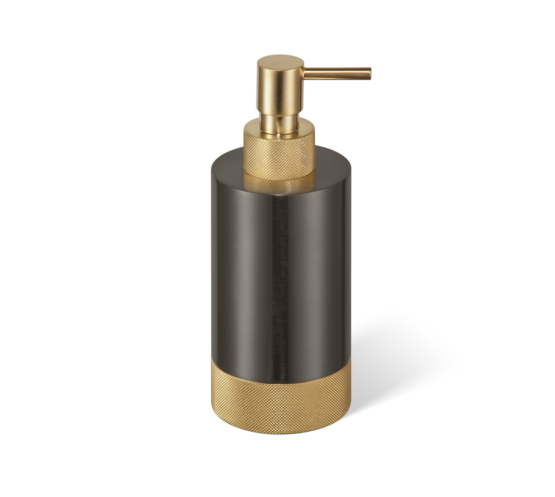 Brass Soap Dispenser in Dark bronze and Gold matt by Decor Walther from the Club series