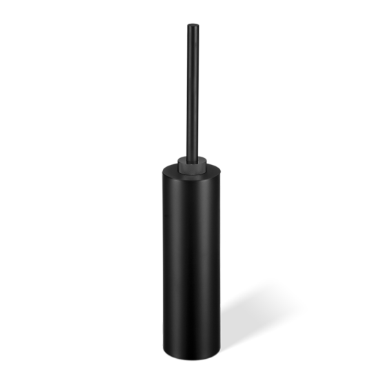 Brass Toilet Brush Holder in Black matt by Decor Walther from the Club series