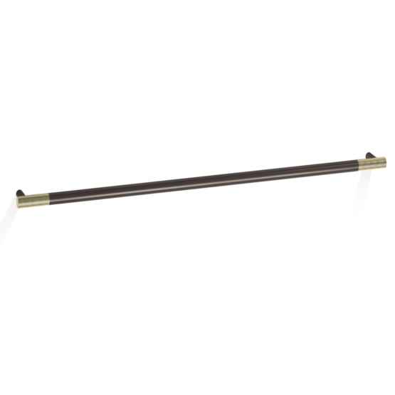 Brass Towel Rail in Dark bronze and Gold matt by Decor Walther from the Club series