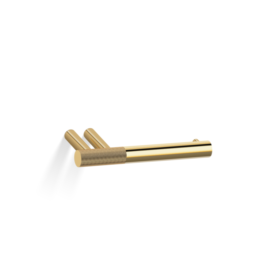 Brass Toilet Roll Holder in Gold by Decor Walther from the Club series