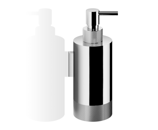 Brass Wall Mounted Soap Dispenser in Chrome by Decor Walther from the Club series