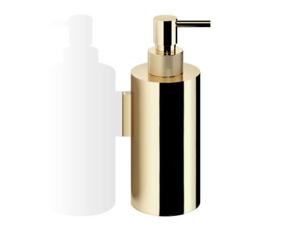 Brass Wall Mounted Soap Dispenser in Gold by Decor Walther from the Club series