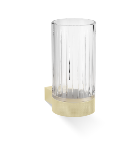 Brass Wall Mounted Tumbler in Gold matt by Decor Walther from the Club series