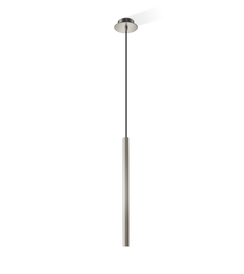 LED-Pendelleuchte aus Messing in Nickel satiniert von der Badezimmerbeleuchtung von Decor Walther