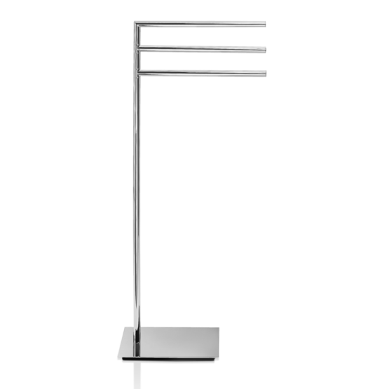 Freestanding Towel Rack made of Brass in Chrome by Decor Walther