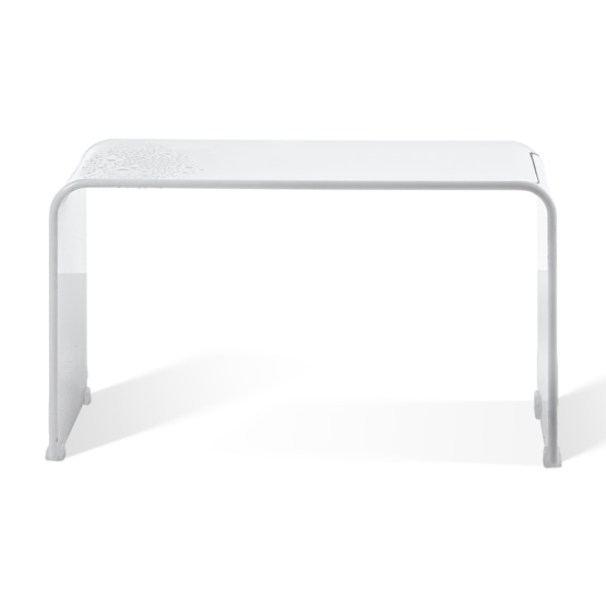 Bathroom Bench made of Acryl in White glossy by Decor Walther
