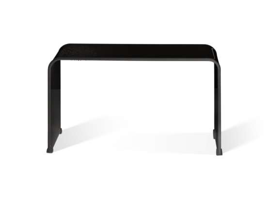 Bathroom Bench made of Acryl in Black glossy by Decor Walther