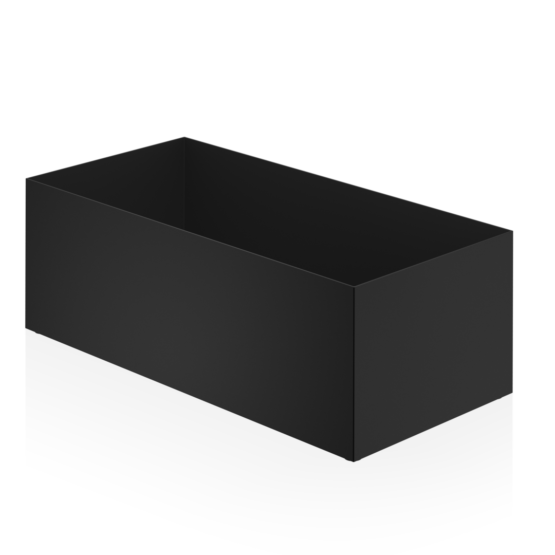 Multipurpose Box made of Brass in Black matt by Decor Walther